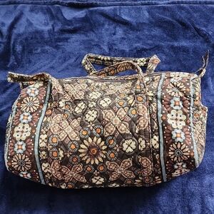 Retired Vera Bradley Canyon Brown Small Duffel